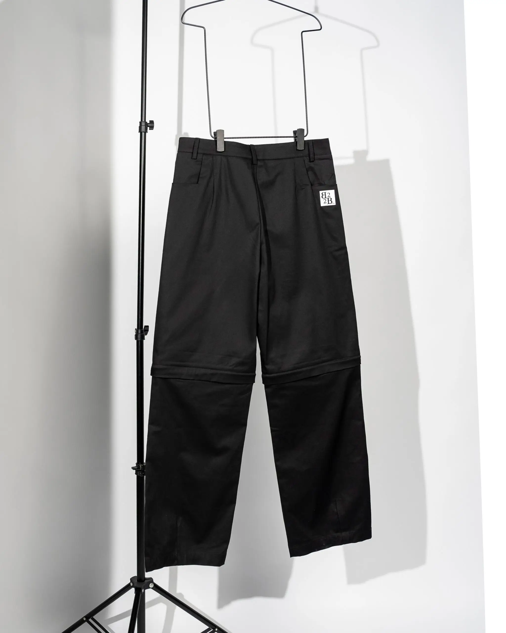 Pantalone regular over con zip a metà gamba B2B Ready To Wear