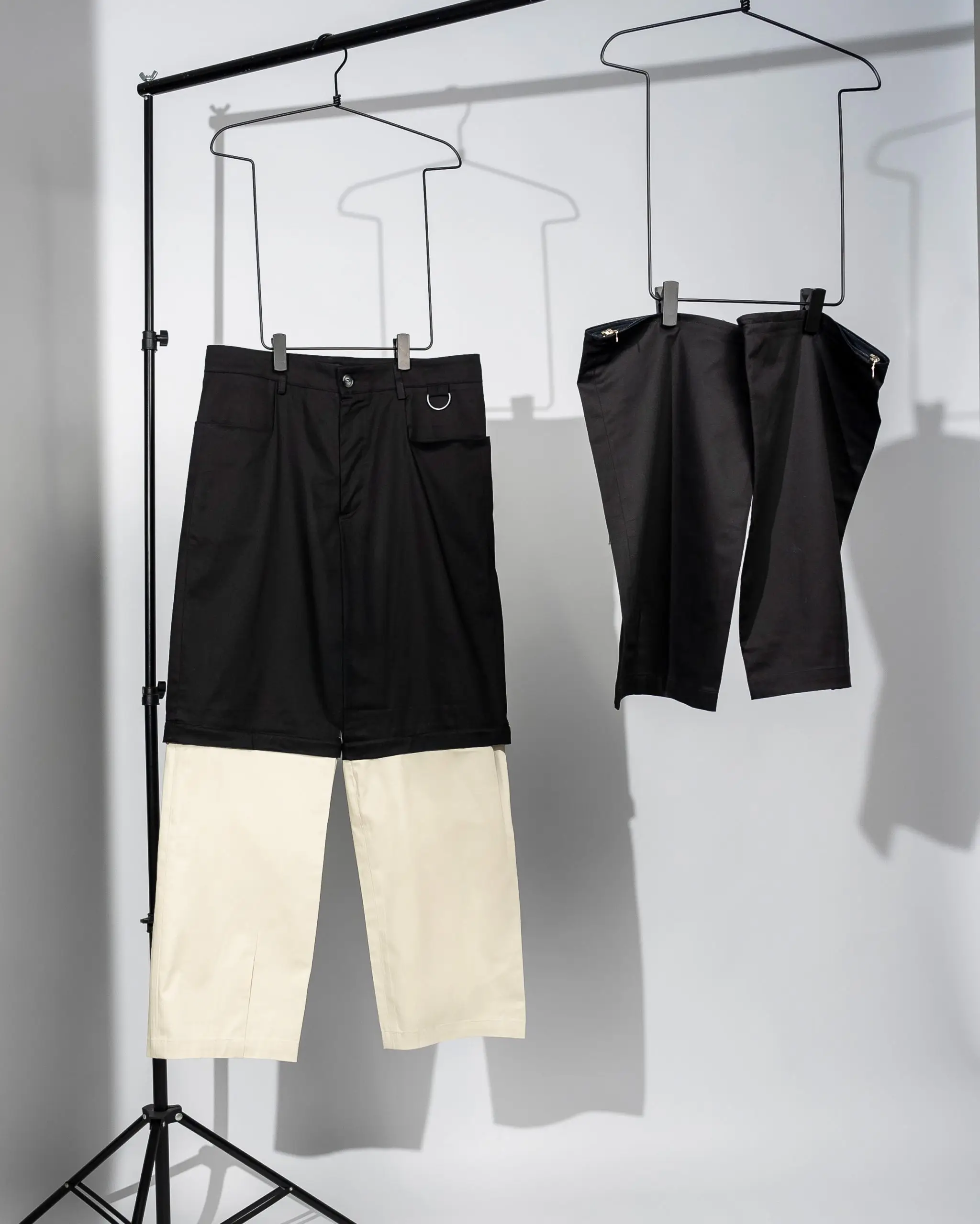 Pantalone regular over con zip a metà gamba B2B Ready To Wear