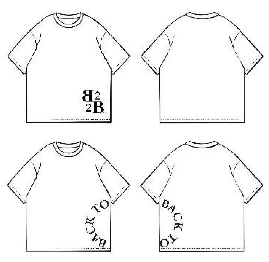 T-Shirt Guida alle Taglie B2B Ready To Wear