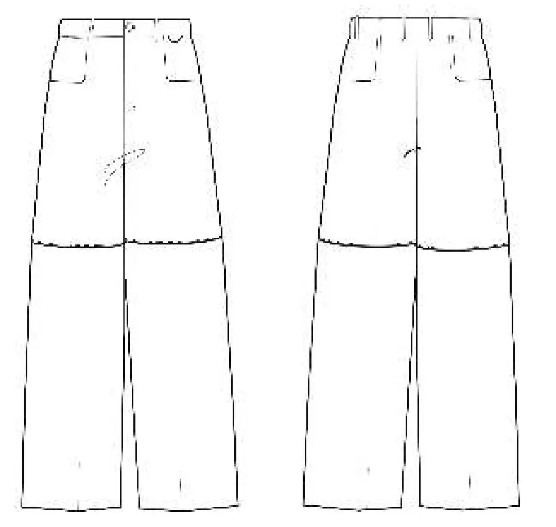 Zip Trousers Guida alle Taglie B2B Ready To Wear